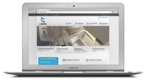 Nova web de CEDIV Nova web de CEDIV, Centre de Diagnosi per la Imatge del Vallès, a Granollers